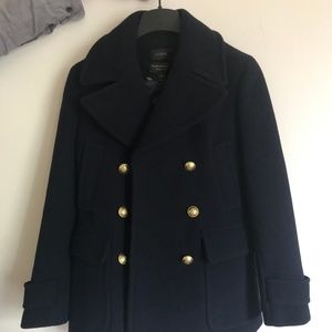 J.Crew Stadium Cloth Majesty Peacoat C8554 Navy 00